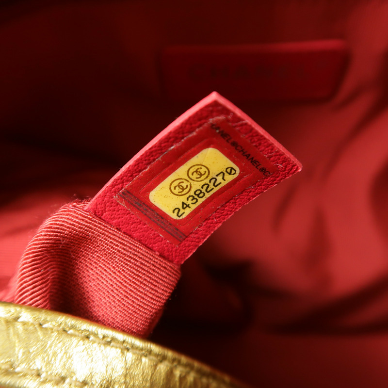 CHANEL 牛皮皮革Gabrielle Large鏈帶肩背袋-7