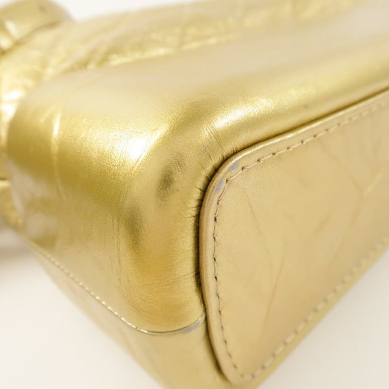 CHANEL 牛皮皮革Gabrielle Large鏈帶肩背袋-14