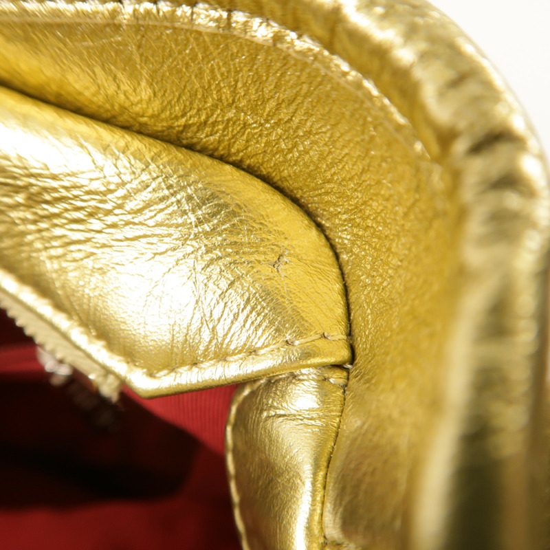 CHANEL 牛皮皮革Gabrielle Large鏈帶肩背袋-19