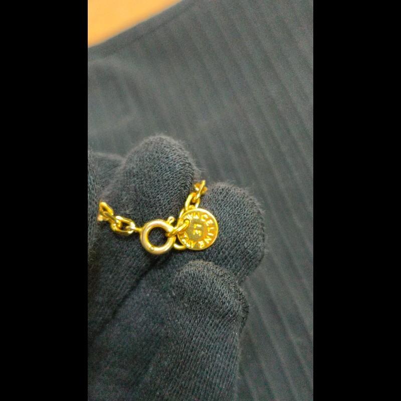 🍀Celine Vintage🍀 凱旋門金屬圓環項鍊-12