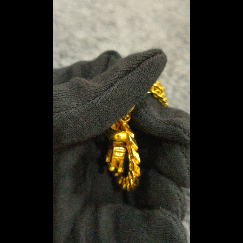 🍀Celine Vintage🍀 凱旋門金屬圓環項鍊-15