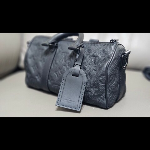 Louis Vuiton keepall25 （M20900） 全皮壓紋款（男女可用）