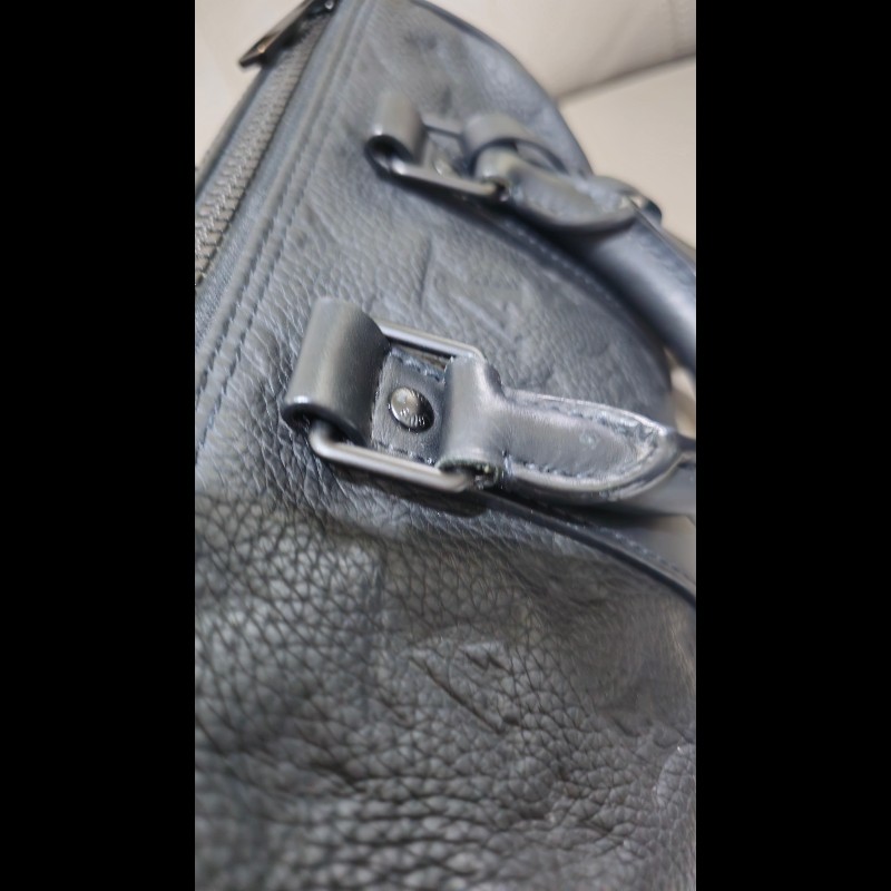 Louis Vuiton keepall25 （M20900） 波士頓包全皮壓紋款（男女可用）-31