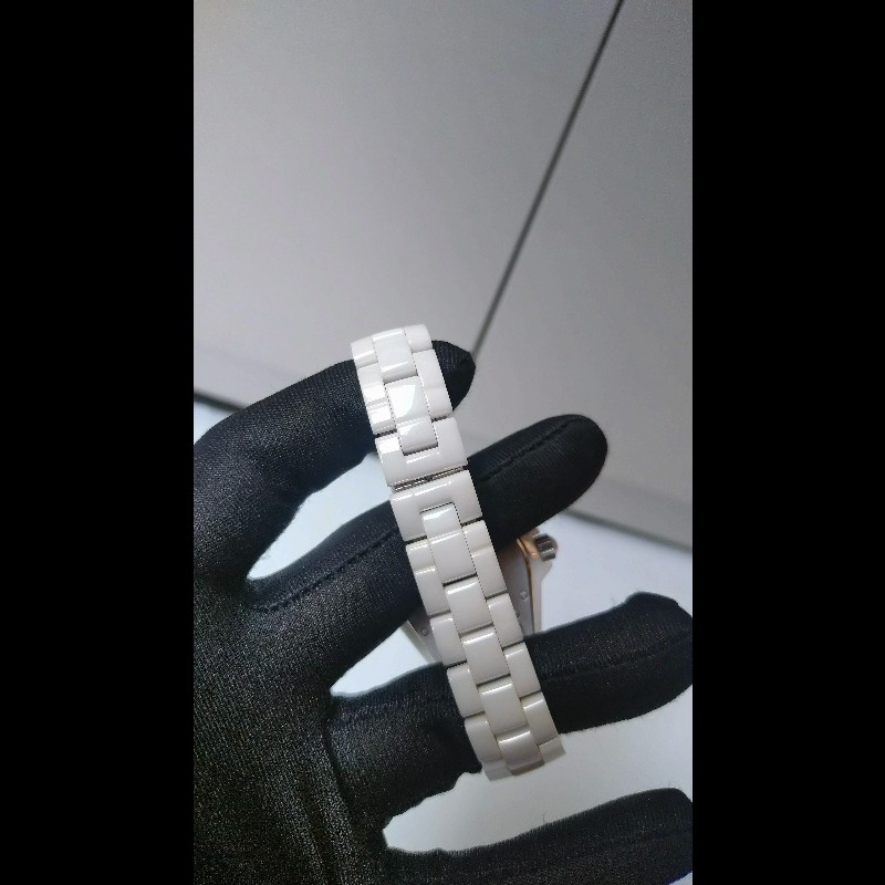 Chanel 白陶12點鑽J12 33mm-8