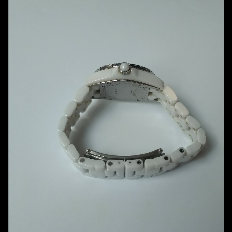 Chanel 白陶12點鑽J12 33mm-10