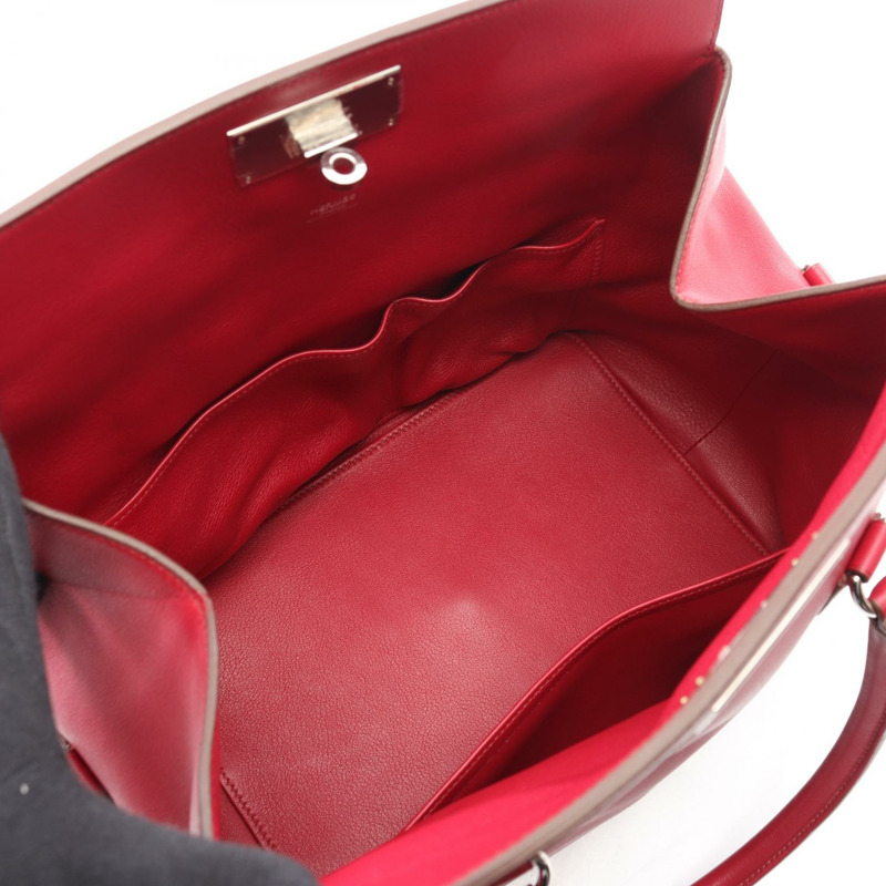 愛馬仕 Toolbox 26 單肩手提包，Swift 皮革，波爾多紅寶石色，SHW 五金，二手，女士款-2