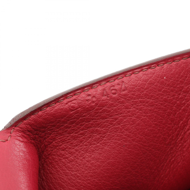 愛馬仕 Toolbox 26 單肩手提包，Swift 皮革，波爾多紅寶石色，SHW 五金，二手，女士款-4