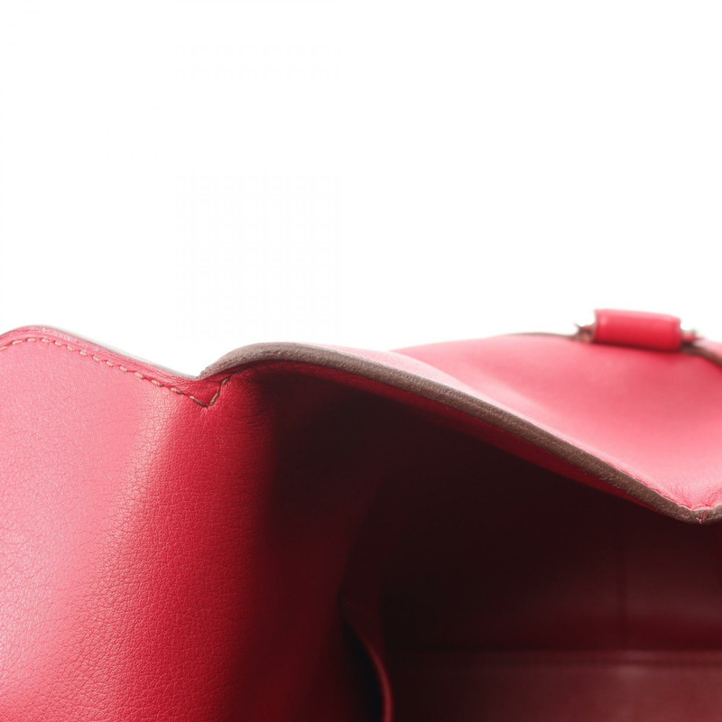 愛馬仕 Toolbox 26 單肩手提包，Swift 皮革，波爾多紅寶石色，SHW 五金，二手，女士款-6