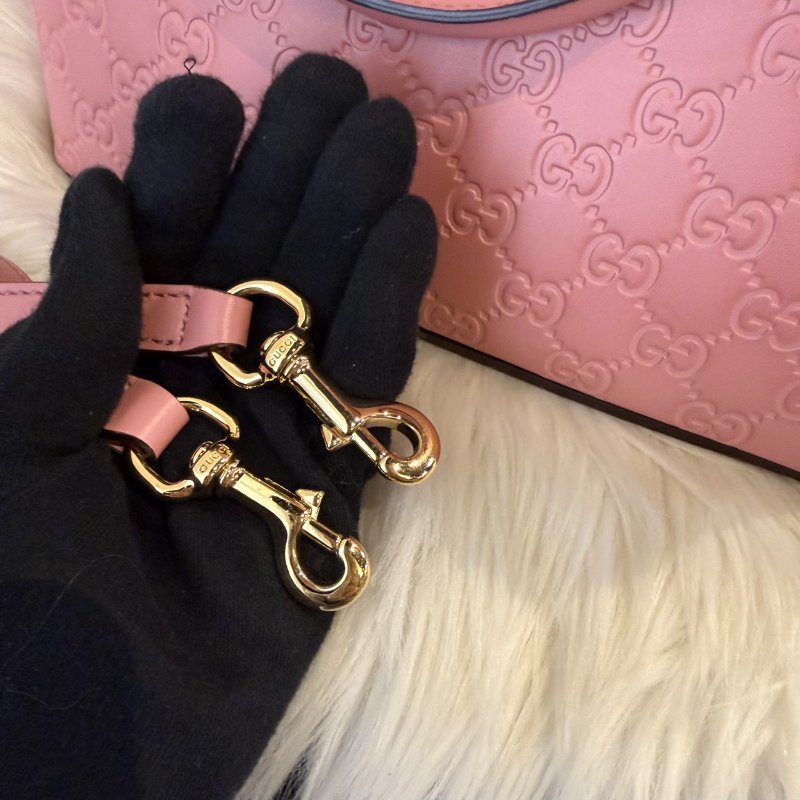 Gucci Signature pink托特包-8