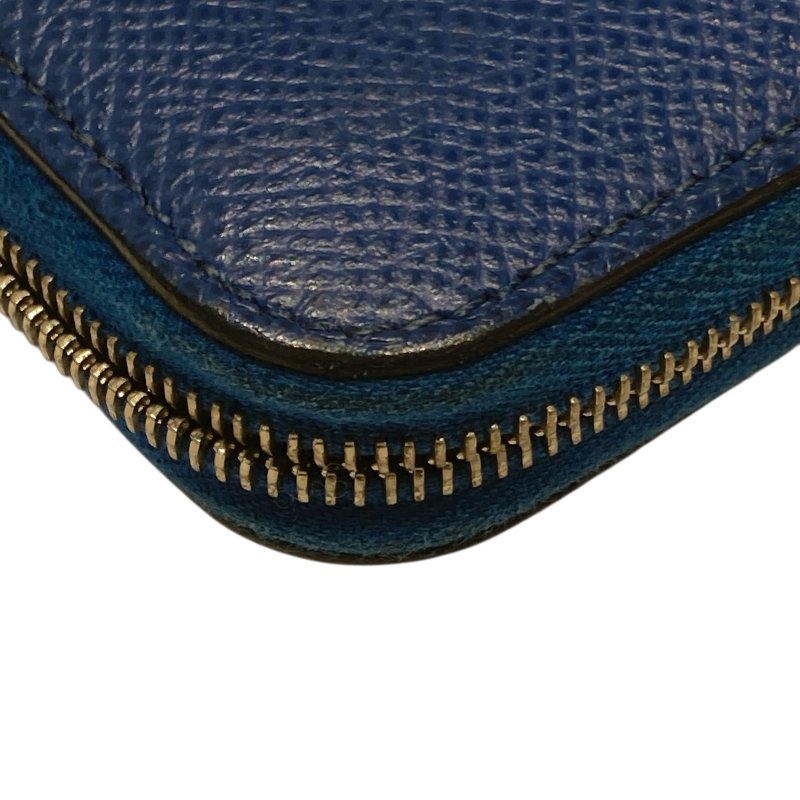 HERMES 愛馬仕 SILK IN COMPACT 絲巾短夾 藍色 多色 圖騰 Z刻印-3