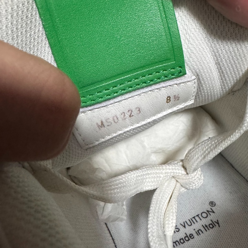 Lv Trainer白綠 路易威登時尚休閒板鞋 男款 白綠 42.5碼-6