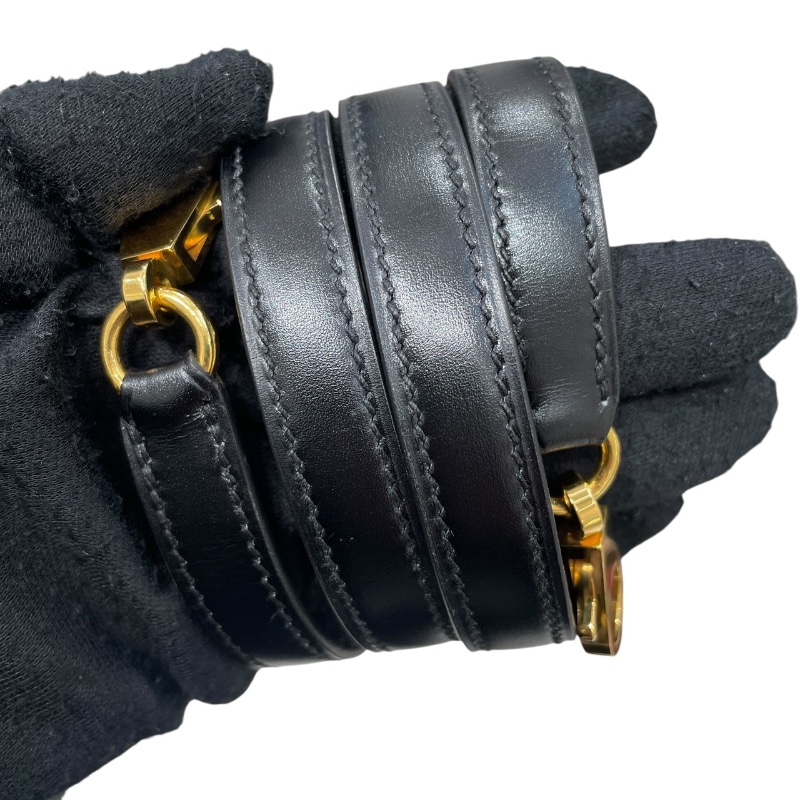 HERMES 愛馬仕 KELLY 28 凱莉包 BOX皮 外縫 黑色 金釦-16