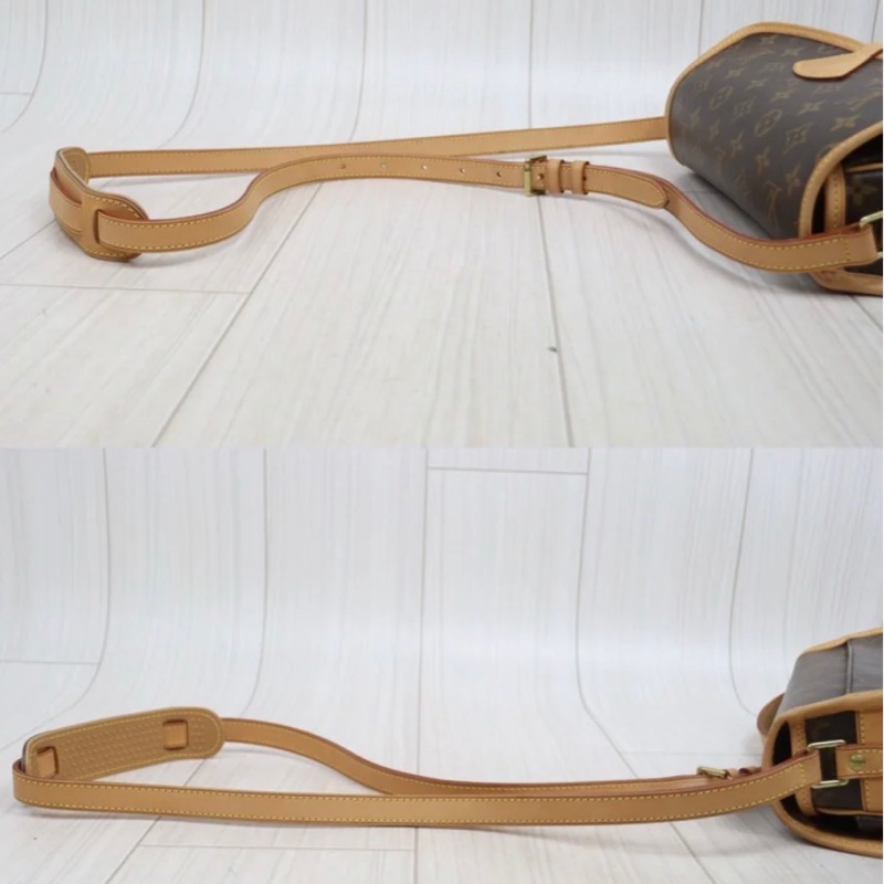 「JL精品代購」9新 LV 法棍Baguette郵差包-6