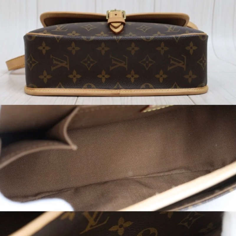 「JL精品代購」9新 LV 法棍Baguette郵差包-8