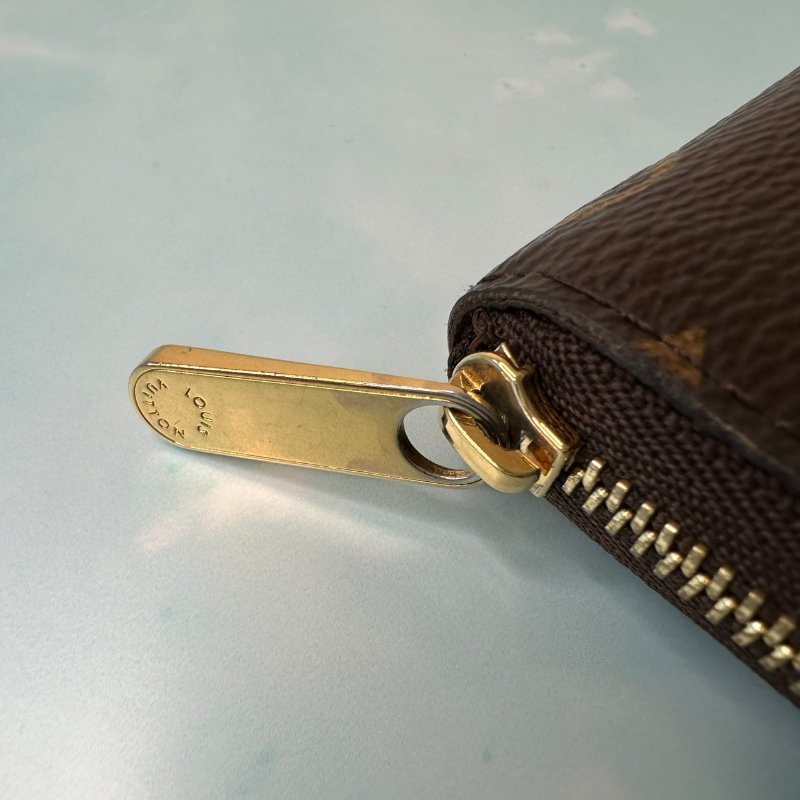 LV 老花拉鏈零錢包-5