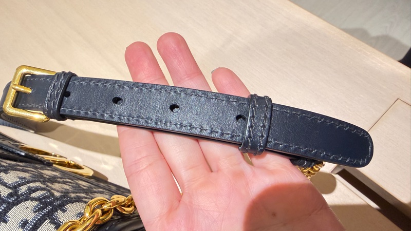 Dior 30 Montaigne Oblique 老花帆布包|藍色|肩背|9成新-18