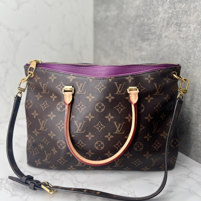 香緹國際精品 901 LV 傳奇肩背包 紫內裡-0