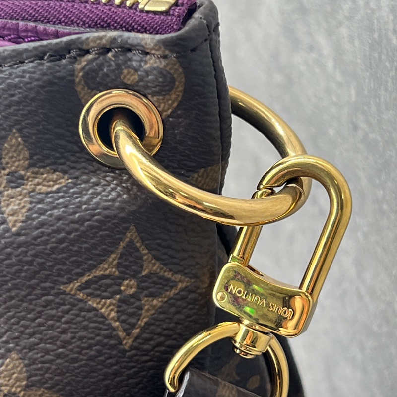 香緹國際精品 901 LV 傳奇肩背包 紫內裡-3