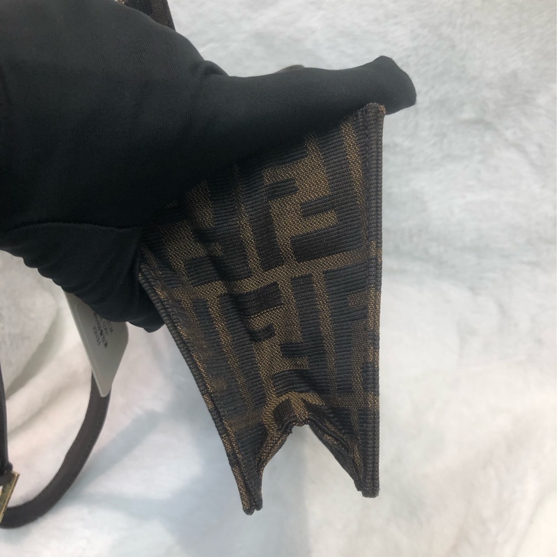 FENDI 中古老花 長形 Hobo XC326-4