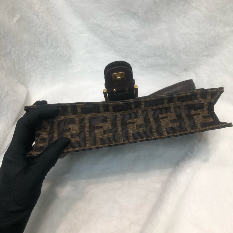 FENDI 中古老花 長形 Hobo XC326-5