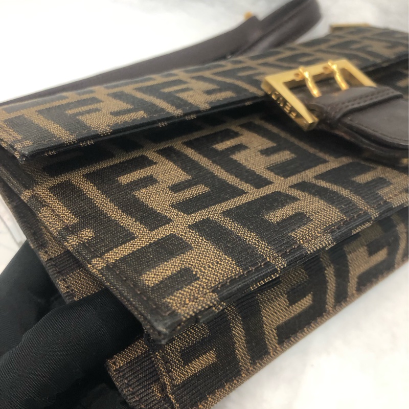 FENDI 中古老花 長形 Hobo XC326-8