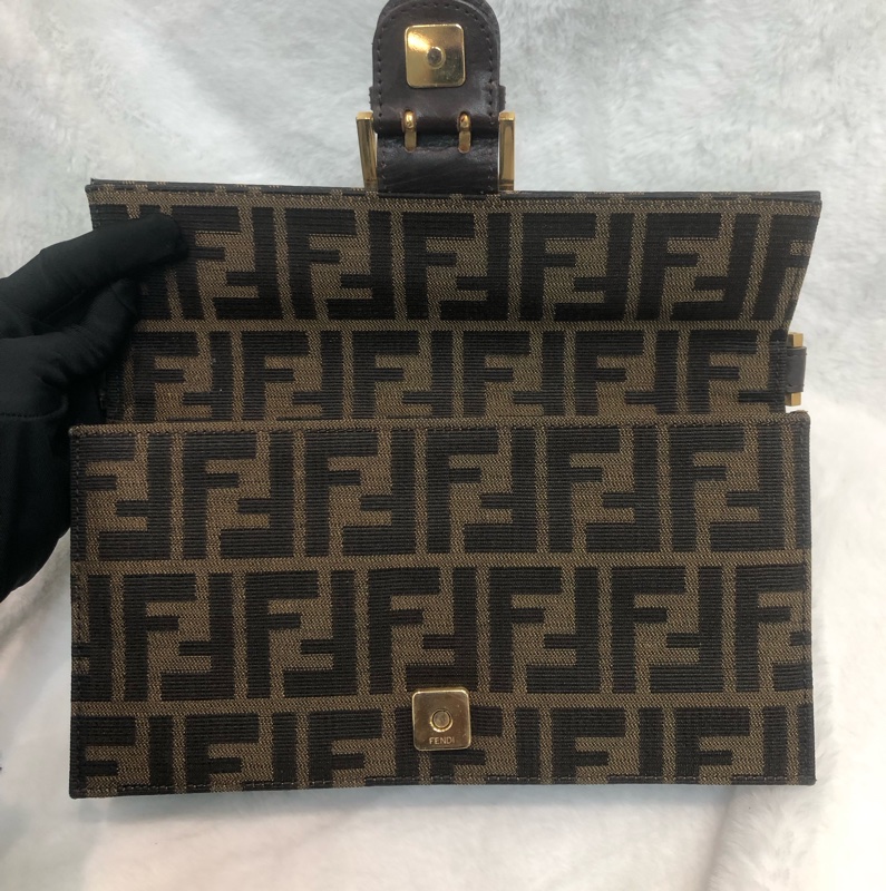 FENDI 中古老花 長形 Hobo XC326-15