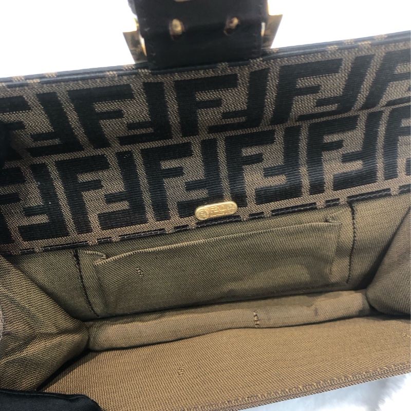 FENDI 中古老花 長形 Hobo XC326-16