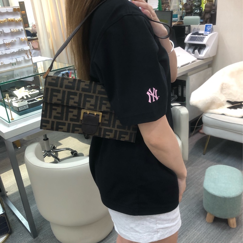 FENDI 中古老花 長形 Hobo XC326-8