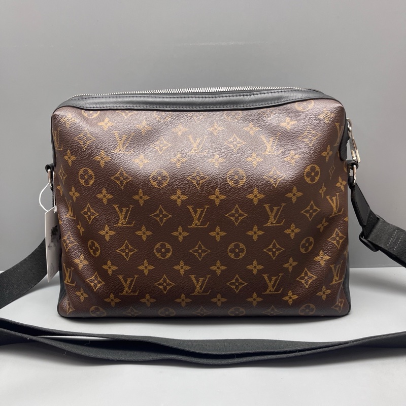 LV 97新 老花拼皮郵差包 尺寸35*24-0