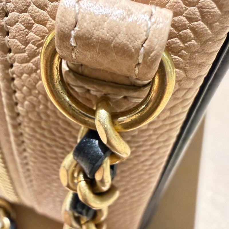 Chanel Mini Vanity Case 雙C相機包|米黑拼色|金鏈|9成新-10