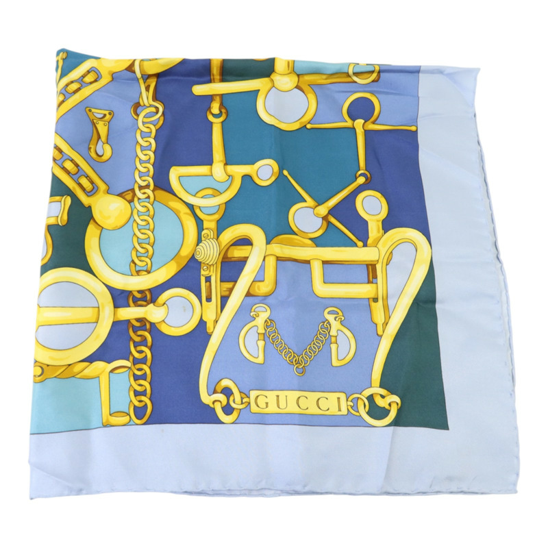 GUCCI 絲質Scarf 65x65絲巾-1