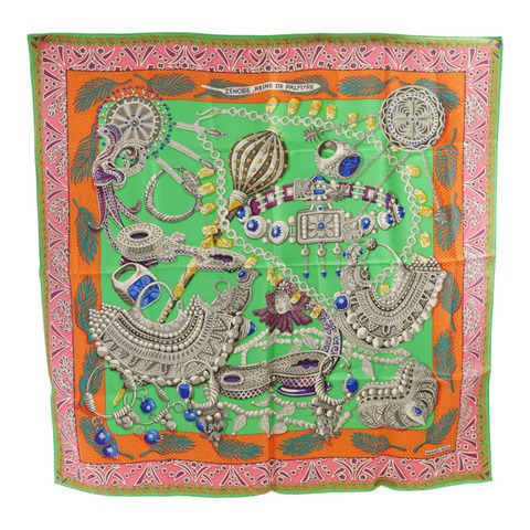 HERMES 絲質Scarf 90X90絲巾