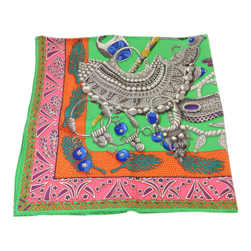 HERMES 絲質Scarf 90X90絲巾-3