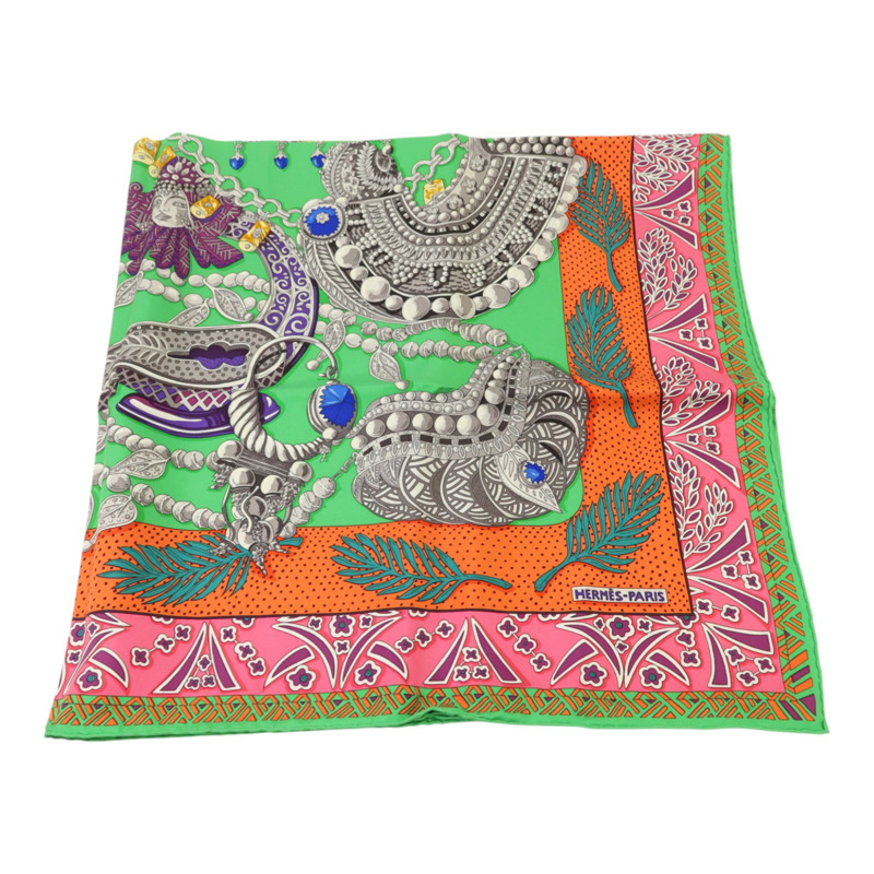 HERMES 絲質Scarf 90X90絲巾-4