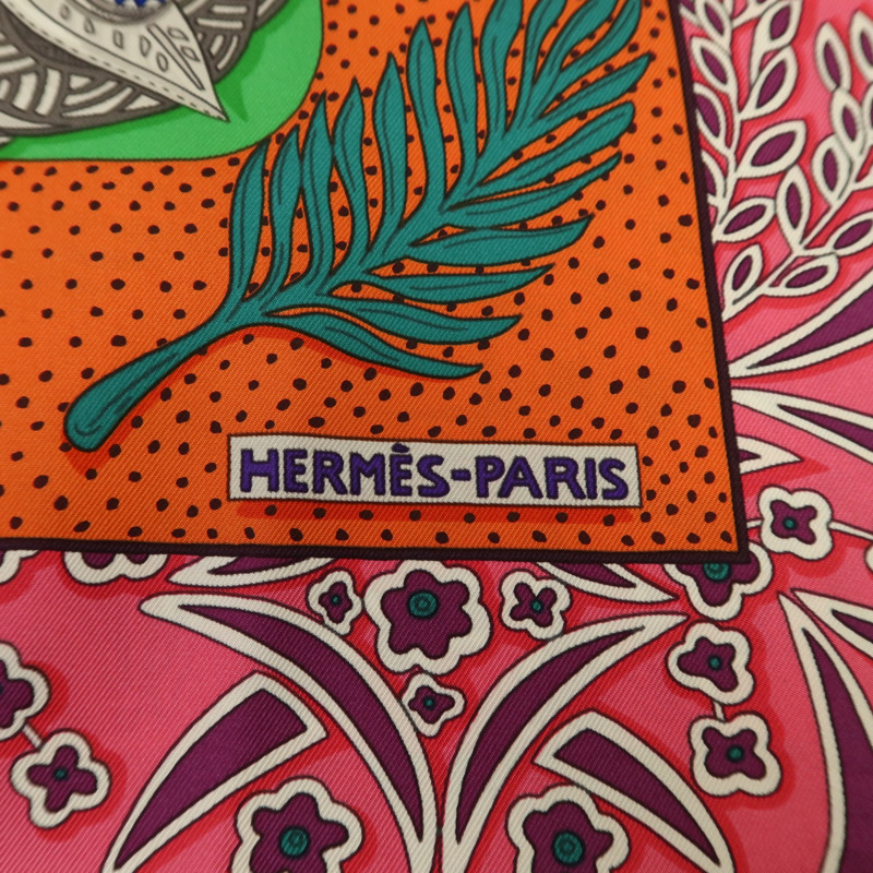 HERMES 絲質Scarf 90X90絲巾-5