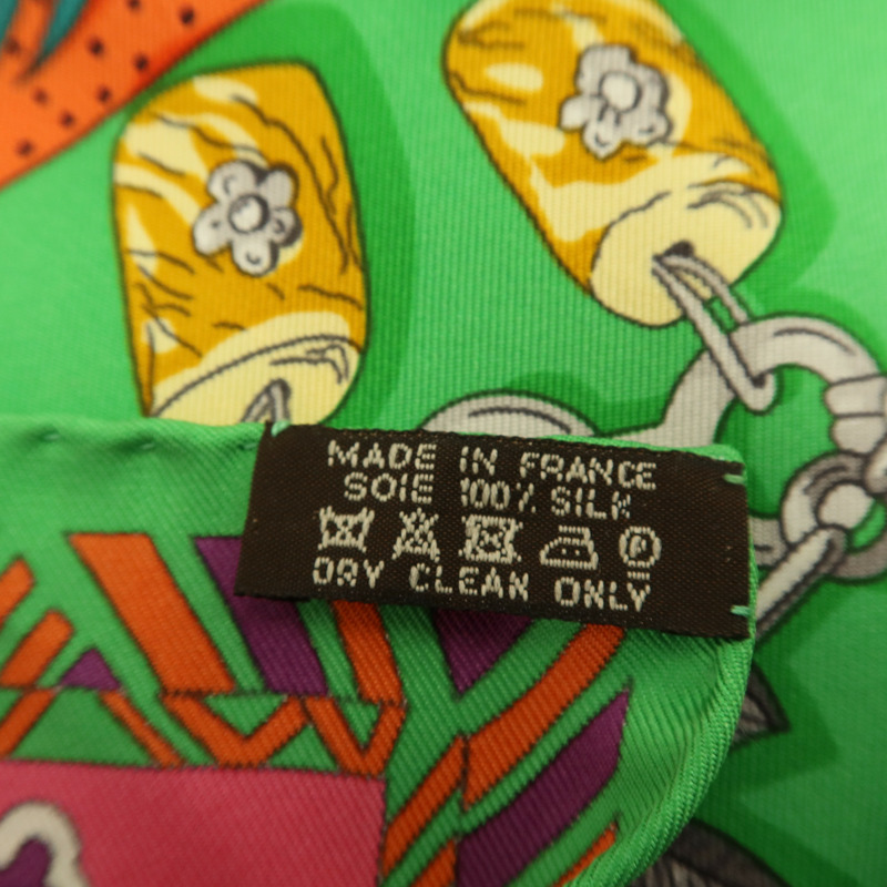HERMES 絲質Scarf 90X90絲巾-7