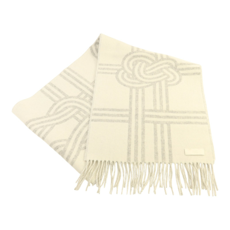 HERMES 羊絨Petite Casaque Noeuds Marins 30x160cm圍巾-2