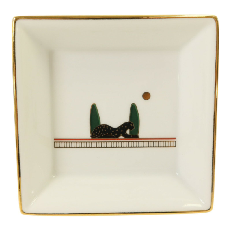 CARTIER 陶瓷碗Panthere de Cartier Dish陶盘子-2