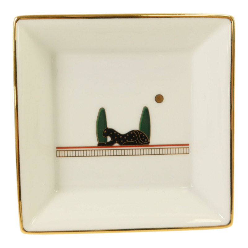 CARTIER 陶瓷碗Panthere de Cartier Dish陶盘子-3