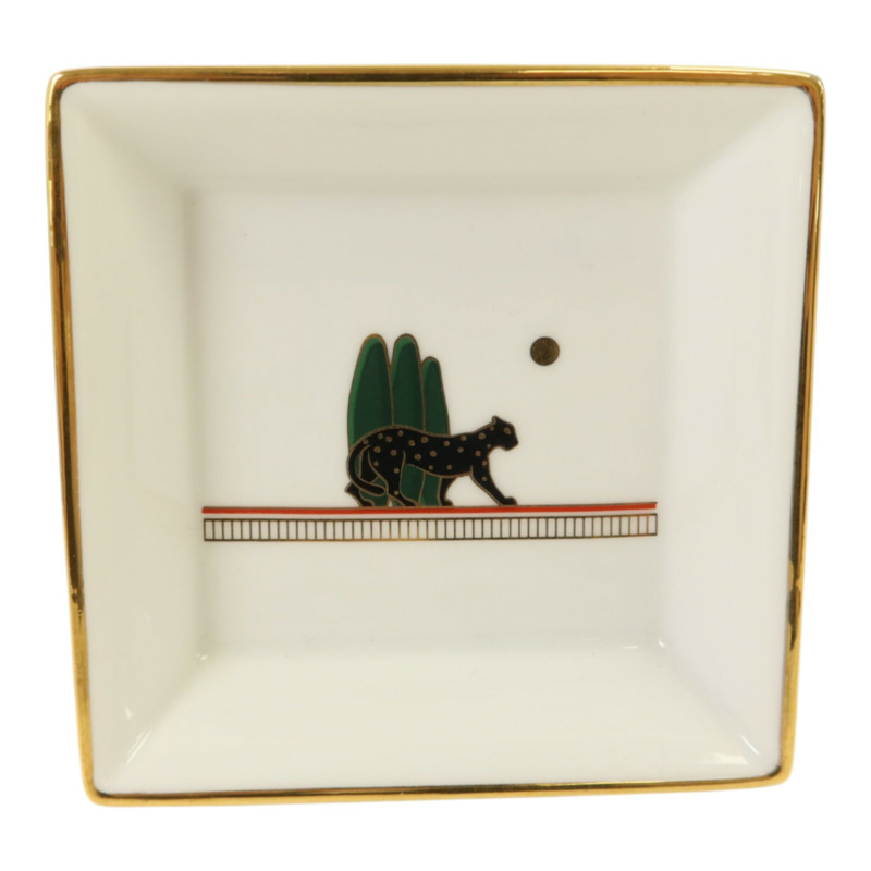 CARTIER 陶瓷碗Panthere de Cartier Dish陶盘子-4