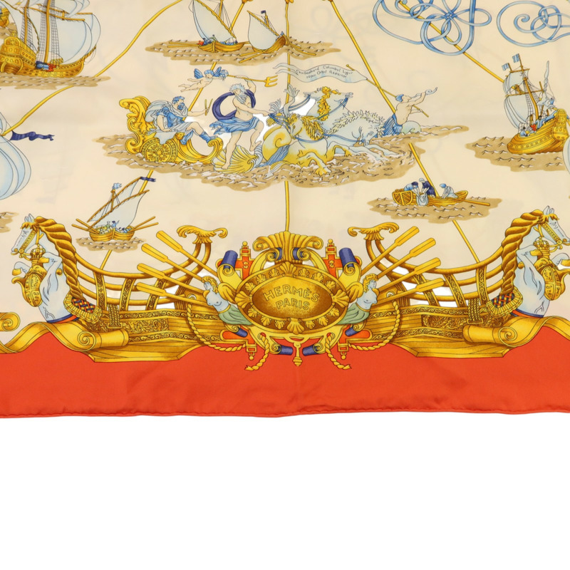 HERMES 絲質Voiles De Lumiere絲巾-5