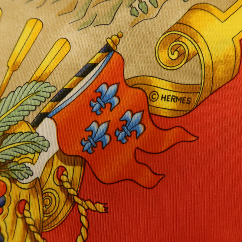 HERMES 絲質Voiles De Lumiere絲巾-7