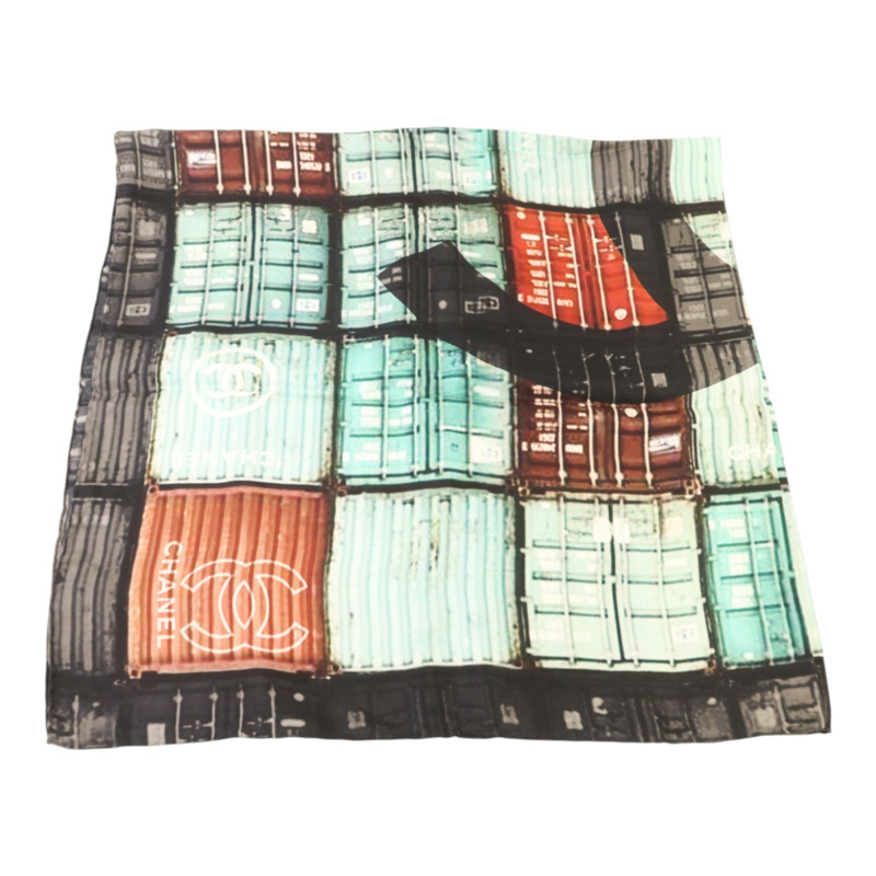 CHANEL 絲質Scarf 86x86絲巾-2