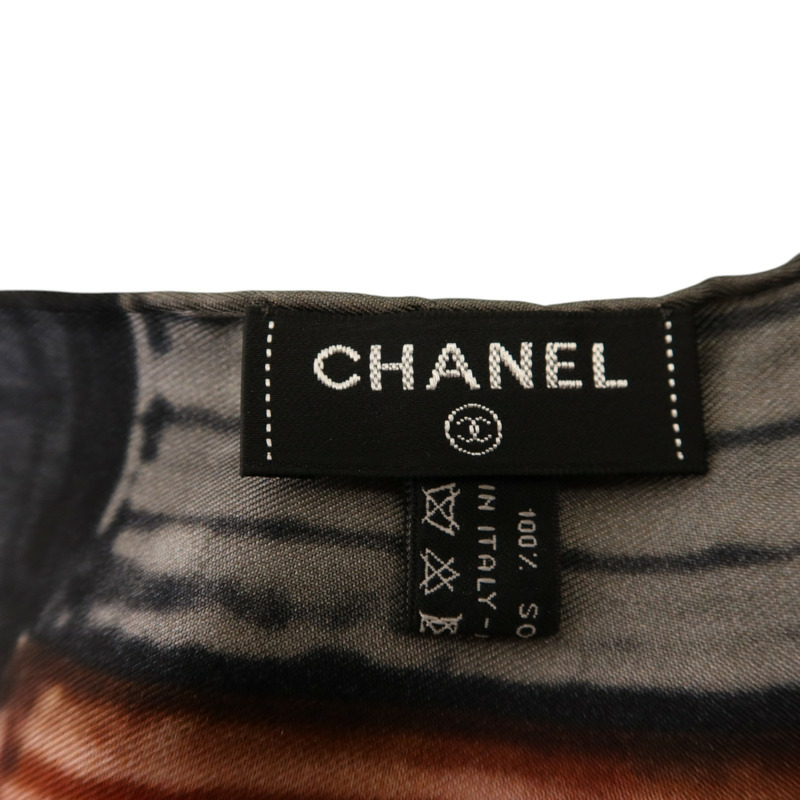 CHANEL 絲質Scarf 86x86絲巾-7