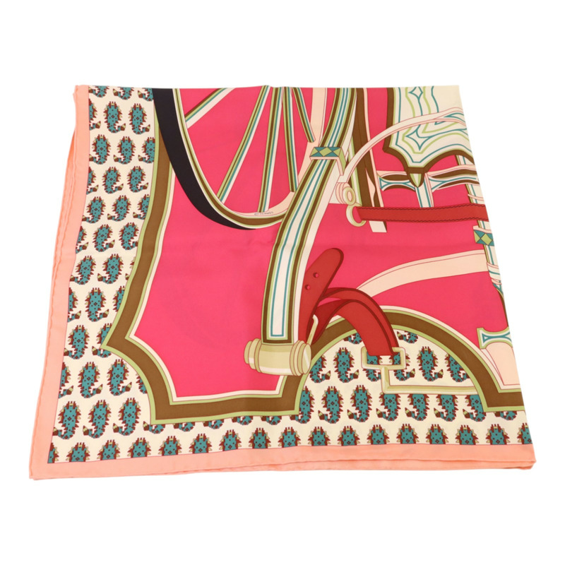 HERMES 絲質Scarf 90x90絲巾-4