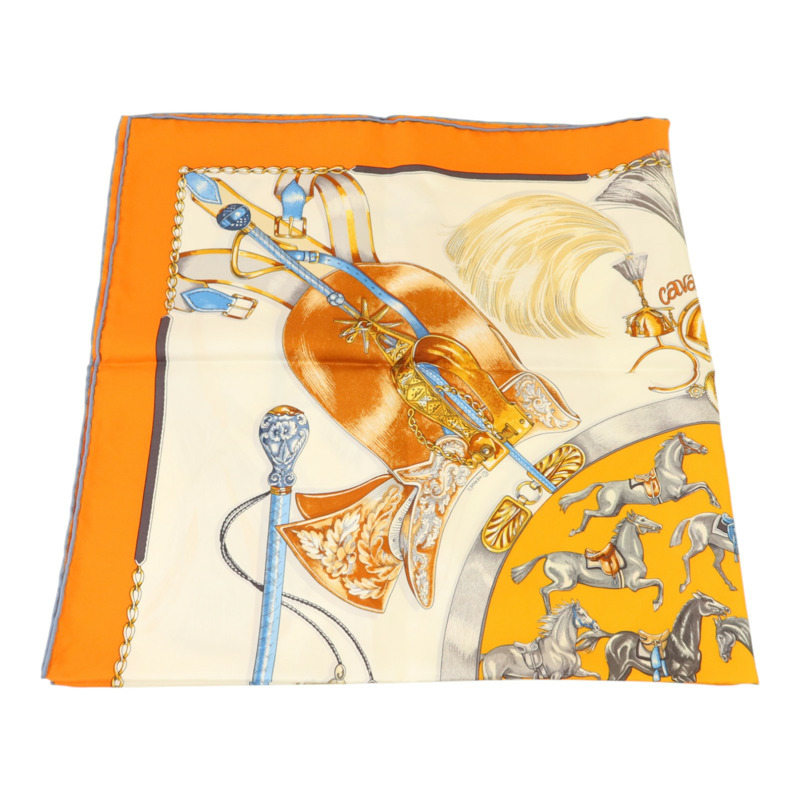 HERMES 絲質Scarf 90X90絲巾-2
