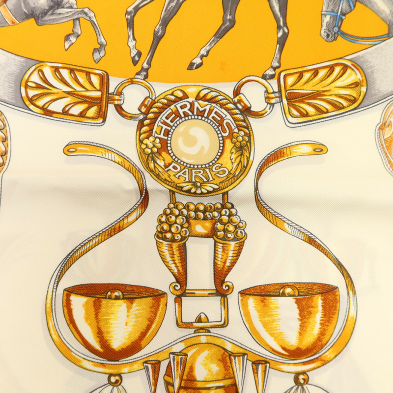 HERMES 絲質Scarf 90X90絲巾-5