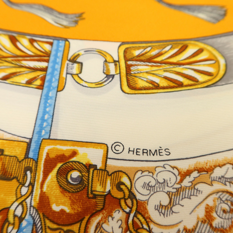 HERMES 絲質Scarf 90X90絲巾-6