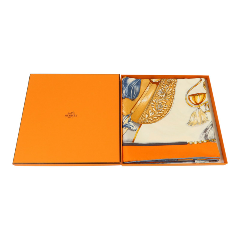 HERMES 絲質Scarf 90X90絲巾-9
