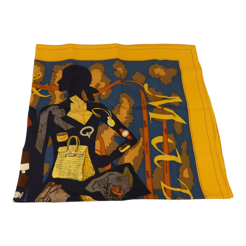HERMES 絲質Scarf 90x90Scarf絲巾-3